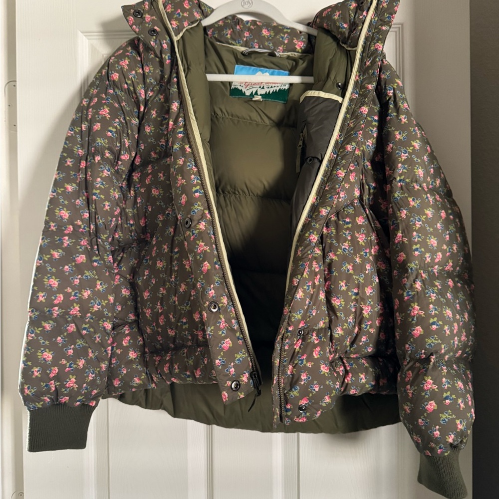The GREAT Floral Puffer Jacket